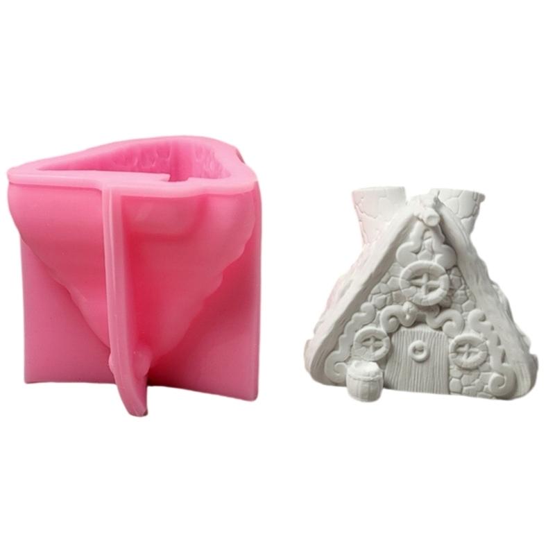 

Tent Statue Silicone Candle Molds for Epoxy Resin Candle Soap Making Home Decoration Gypsum Silicone Molds 1