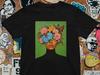 Floral Head Art T-Shirt: Surreal Woman with Flowers Tee