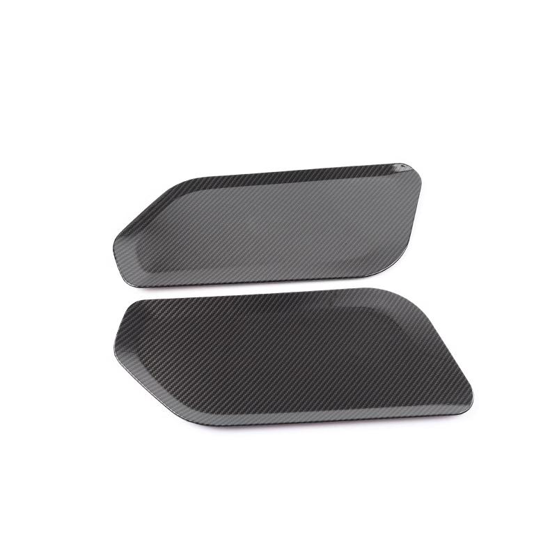 For Land Rover Defender 90 110 130 -24 ABS Carbon Fiber Car Central Control Storage Box Partition Cover Trim Car Accessories