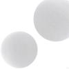 2 White Foam Balls, Balls for Crafts, Polystyrene Craft Decoration Modeling