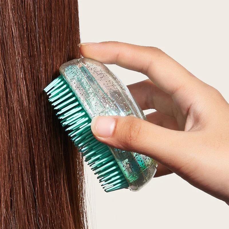 Kleiner und tragbarer Eierkamm Sternenhimmel Haarkamm Entwirrender Shunfa Haarkamm Kinder Kleiner Kamm Kantenbürste