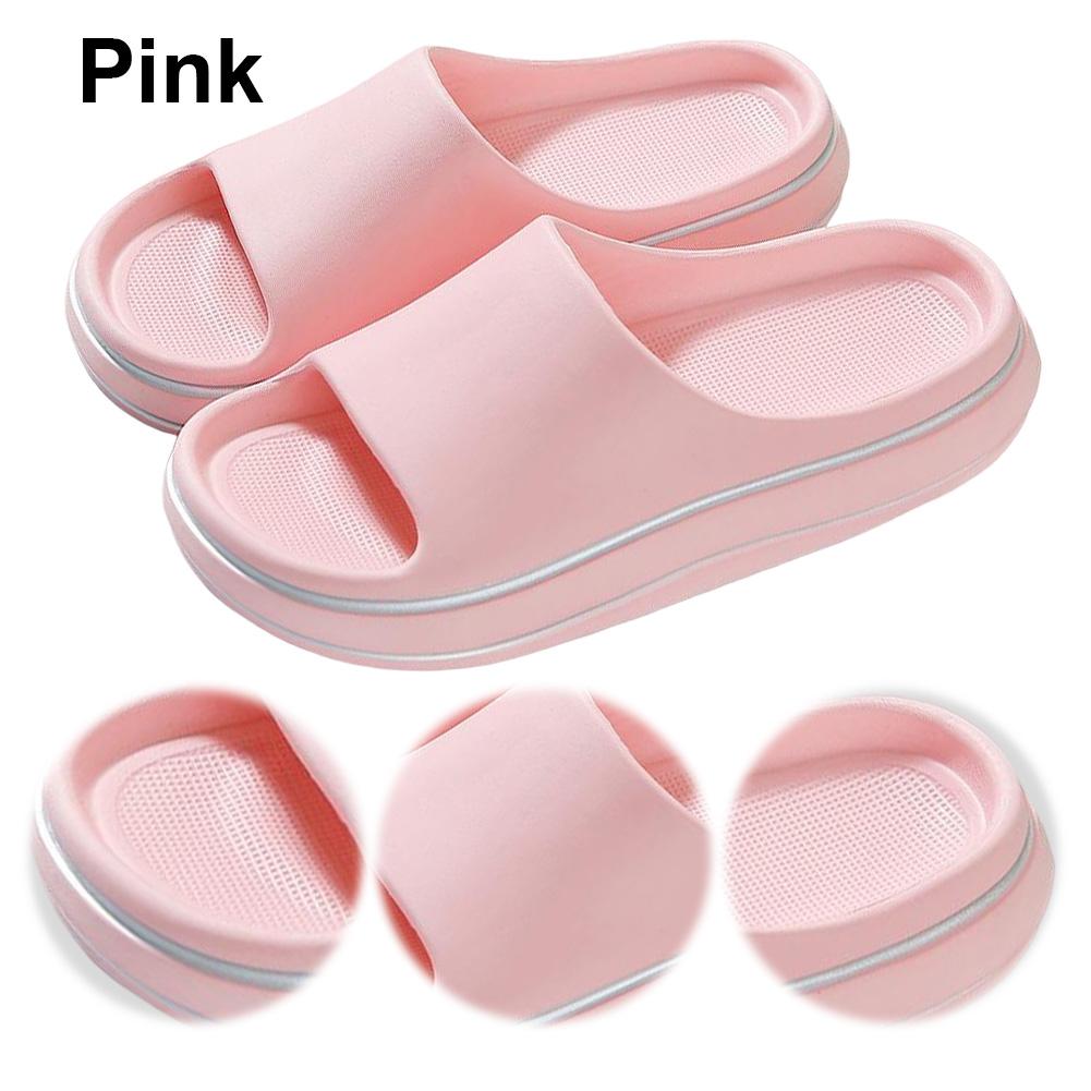 Women Men Pillow Slippers EVA Thick Sole Cloud Slides Non-slip Cloud Slippers Shower Slippers for Indoor and Outdoor