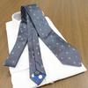 [Brand Necktie Gift Set] Paul Smith Necktie, Gray, with Ribbon, Paul Smith Case & Shopping Bag (REDROSE Original) PS199 GrayMulticolor (Gift,