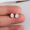 Lovely Round Zircon Ear Studs Women Girl Party Earrings Piercing Jewelry Charm