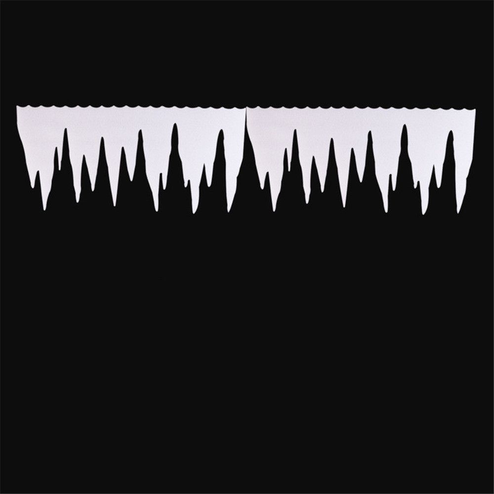 Decorations Simulated Snowflake Snowflake Ice Strip Christmas Icicles Artifical White Snowflake