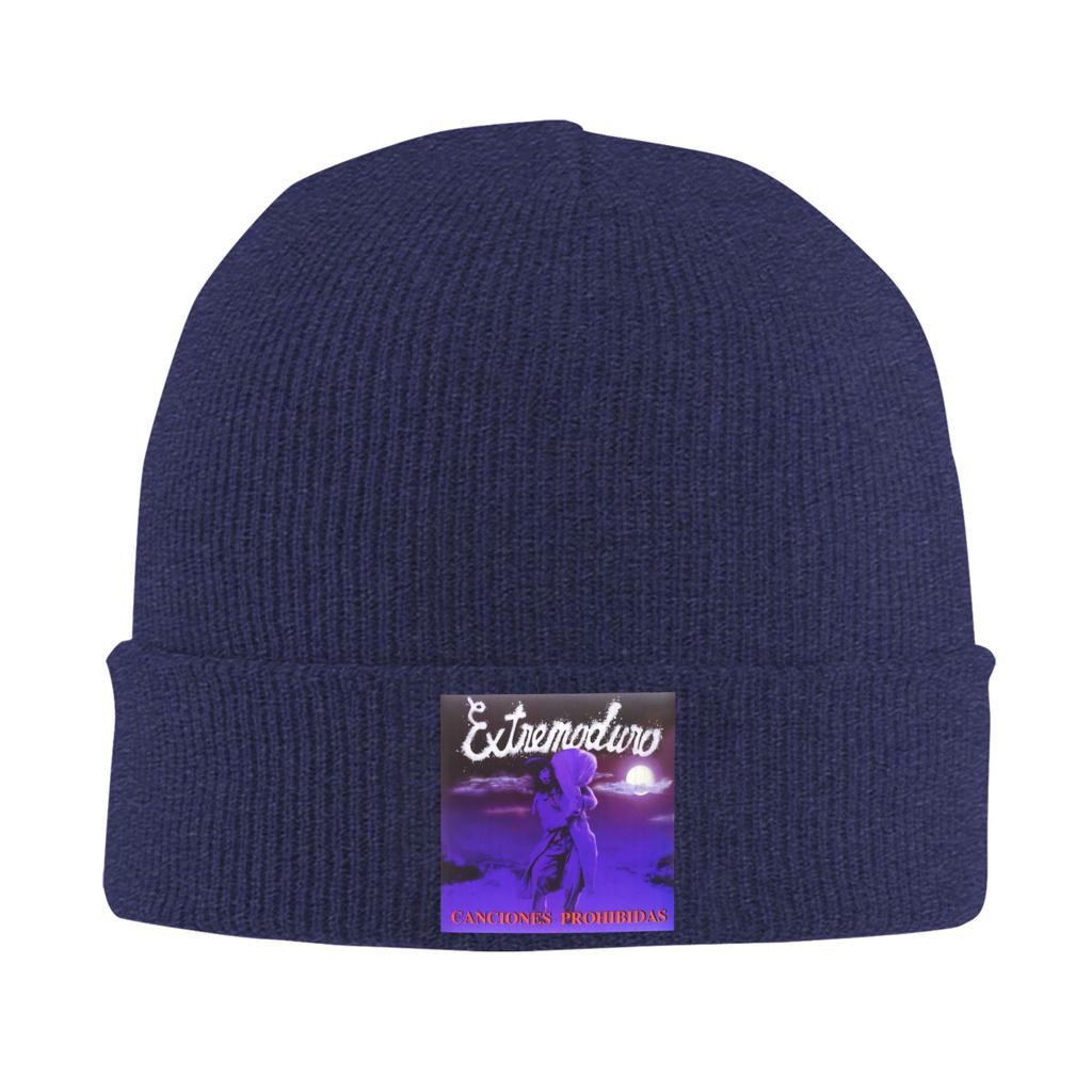 Extremoduro Canciones Prohibidas Album 1998 Knit Hat Vintage Caps Men Women Kpop Beanie Hats Autumn Thermal Elastic Bonnet Hats