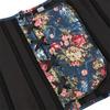 Retro palace blue floral shapewear for women with beautiful body and waist ties