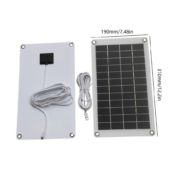 Solar Panel for Security Camera Outdoor 12V 10W Solar Panel Charging Adapter Rechargeable Camera Solar Panel Controller