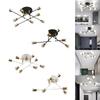 Modern Ceiling Light Fixture Flush Mounted E27 Lamp Hanging Pendant Sputnik Chandelier for