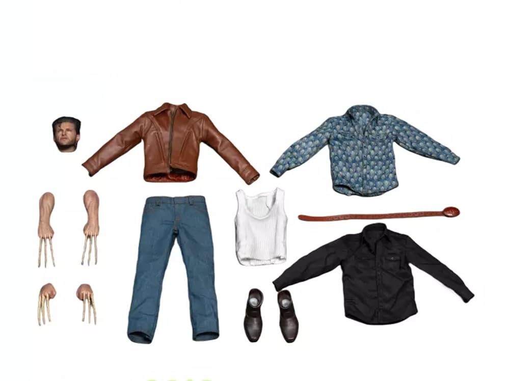 1:6 Kongo Wolf Logan Männlich 12-Zoll Action-Puppe Körper Spielzeug Kopf Hände Handtuch