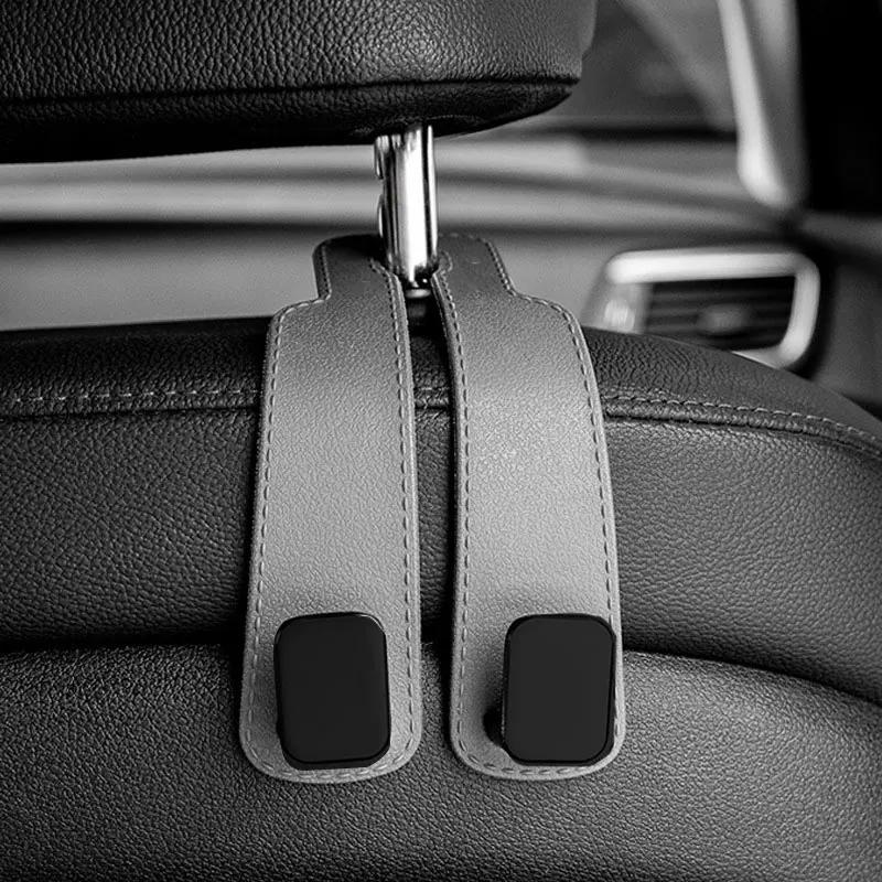 High Quality Multifunctional Car Headrest Hooks Hangers for Bags Seat Back Organizer Holder Clips Auto Fastener Hooks Car Seat