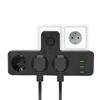 3 Outlet Extender Outlet Extender 3 AC Outlets 3 USB Ports 1 Type C Port Multi Functional Power Strip with  for Home
