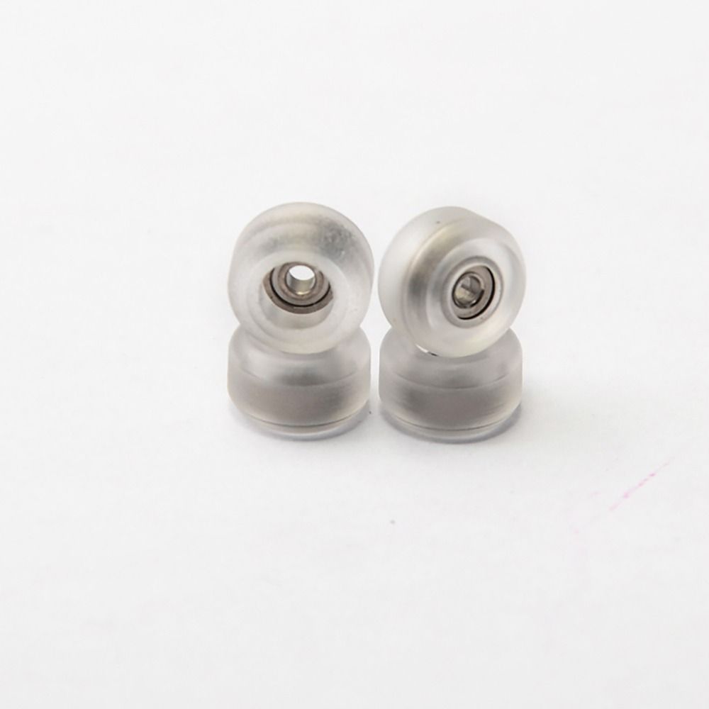 4 Stück PU Metall Fingerboard Räder Urethan Finger Skateboard Zubehör Langlebiges Kugellagerrad