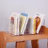 2pcs Clear Acrylic Desk File Sorter Purse/Handbag Organizer Clutch Divider Mesh Folder Office Supplies Stand Bookshelf