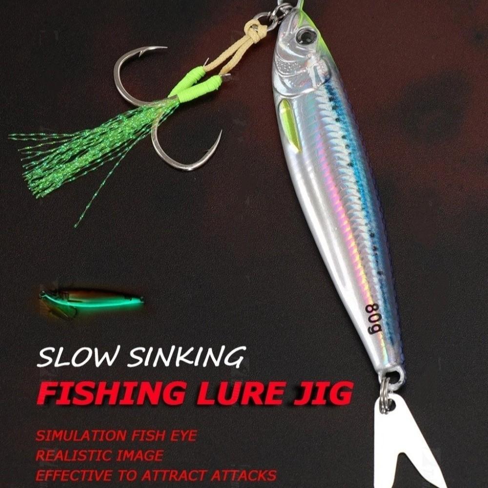 Slow Sinking Simulation Fish Lures Metal Artificial Fishing Bait Fishing Lures  Saltwater Fishing