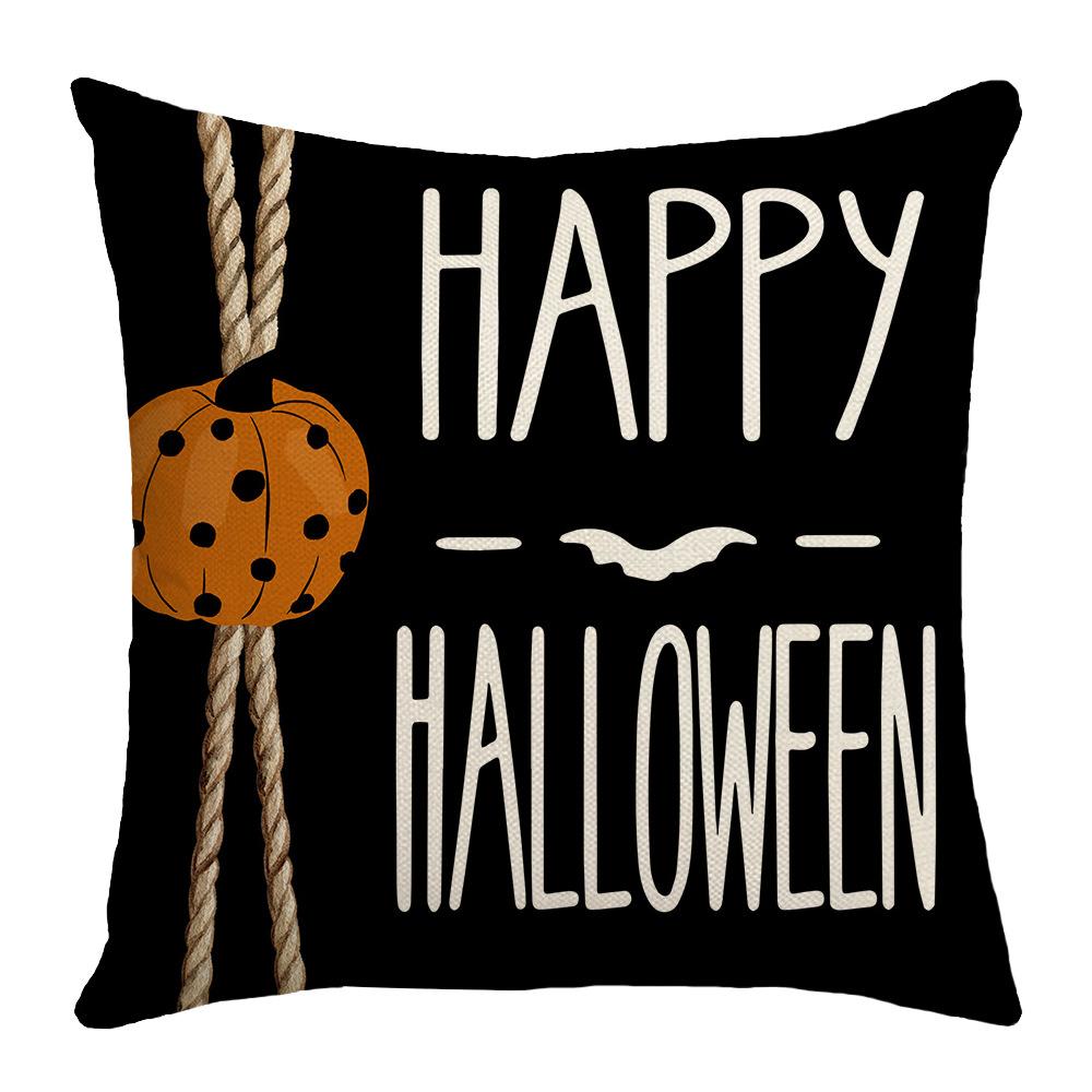 Halloween Pillow Home New Cat Pumpkin Candy Sofa Decorative Pillow Case