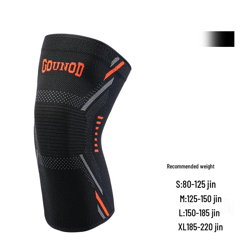 GOUNOD Non-Slip Silicone Knee Pads for Sports: Running, Skipping, Badminton, Basketball, Cycling