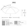 Folding Umbrella Urawaza Sun Umbrella Heat Shielding Light Blocking UV Cut Sun and Rain Umbrella Manual Opening Shape Memory Easy To Fold Folding