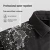 MINISO Men's Winter Plush Lined Padded Shirt Collar Jacket