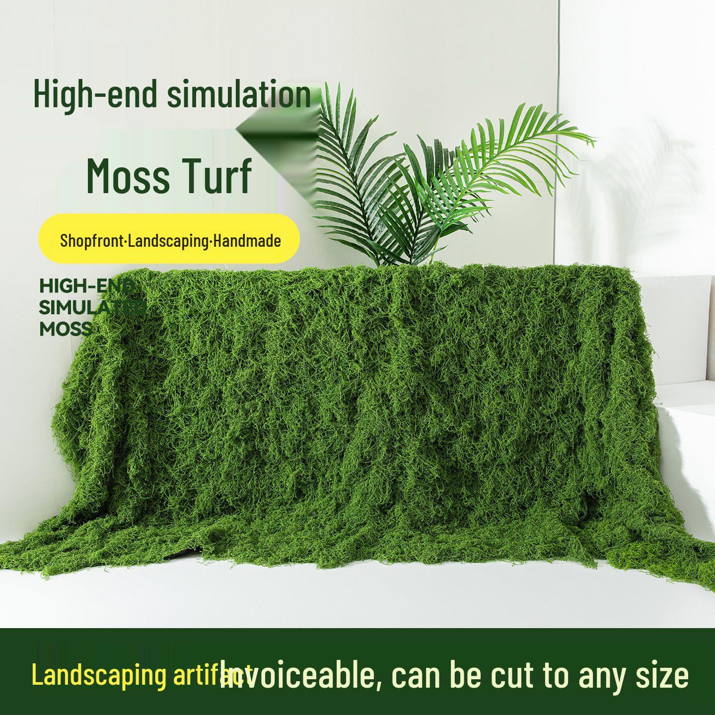 

Моховий газон Ландшафтний дизайн: Біонічний килим для газону з штучними зеленими моховими прикрасами Dark Green Moss Silk 10g (Sample)