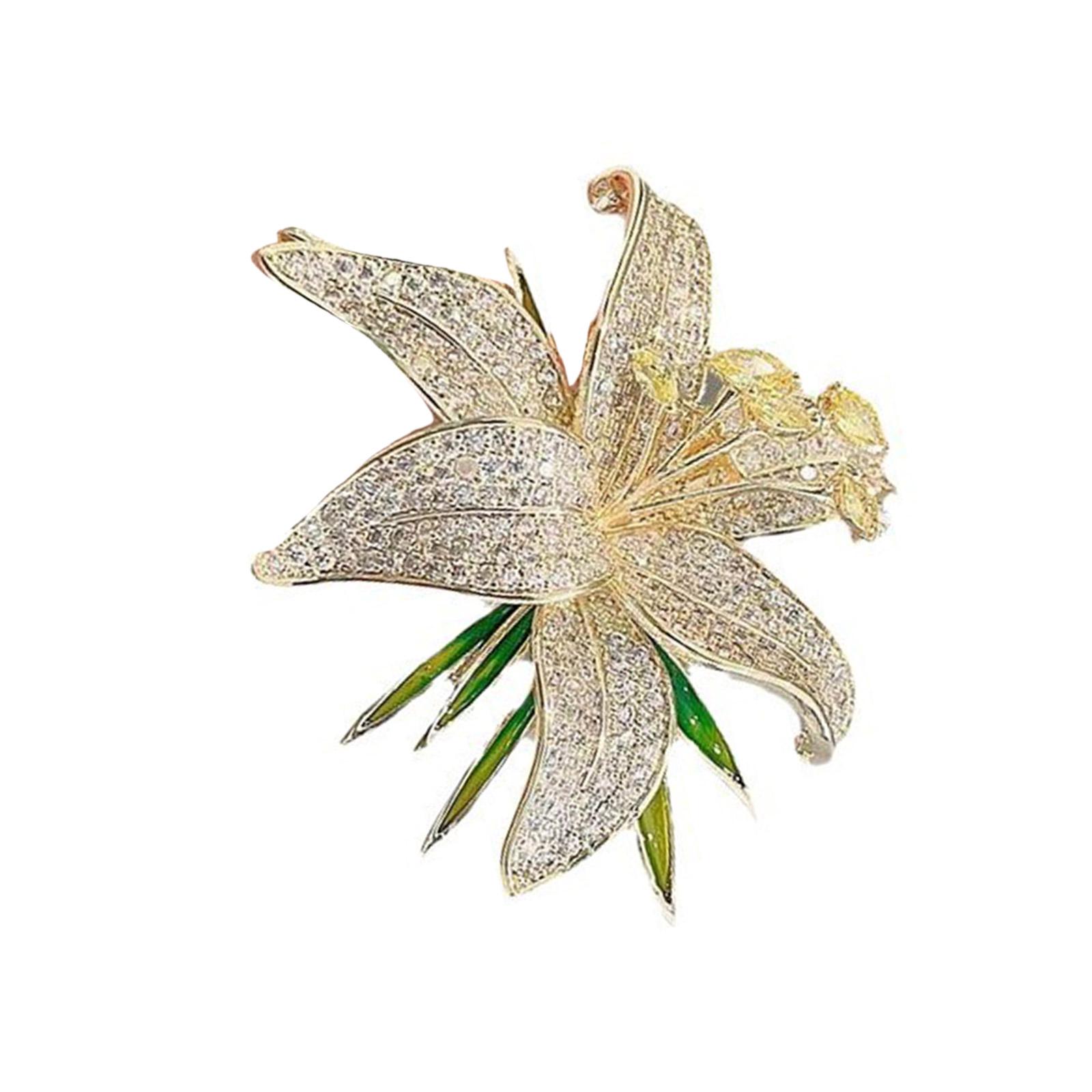 

Унисекс Винтажные Броши Лилия Современная Брошь Лилия Булавка Аксессуар Для Женщин И Мужчин Подходит Для Различных Нарядов