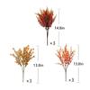 9PCS UV-resistant Artificial Fall Bouquets Artificial Orange Fall Plants - Outdoor Window Frames Fireplace Garden Decorate