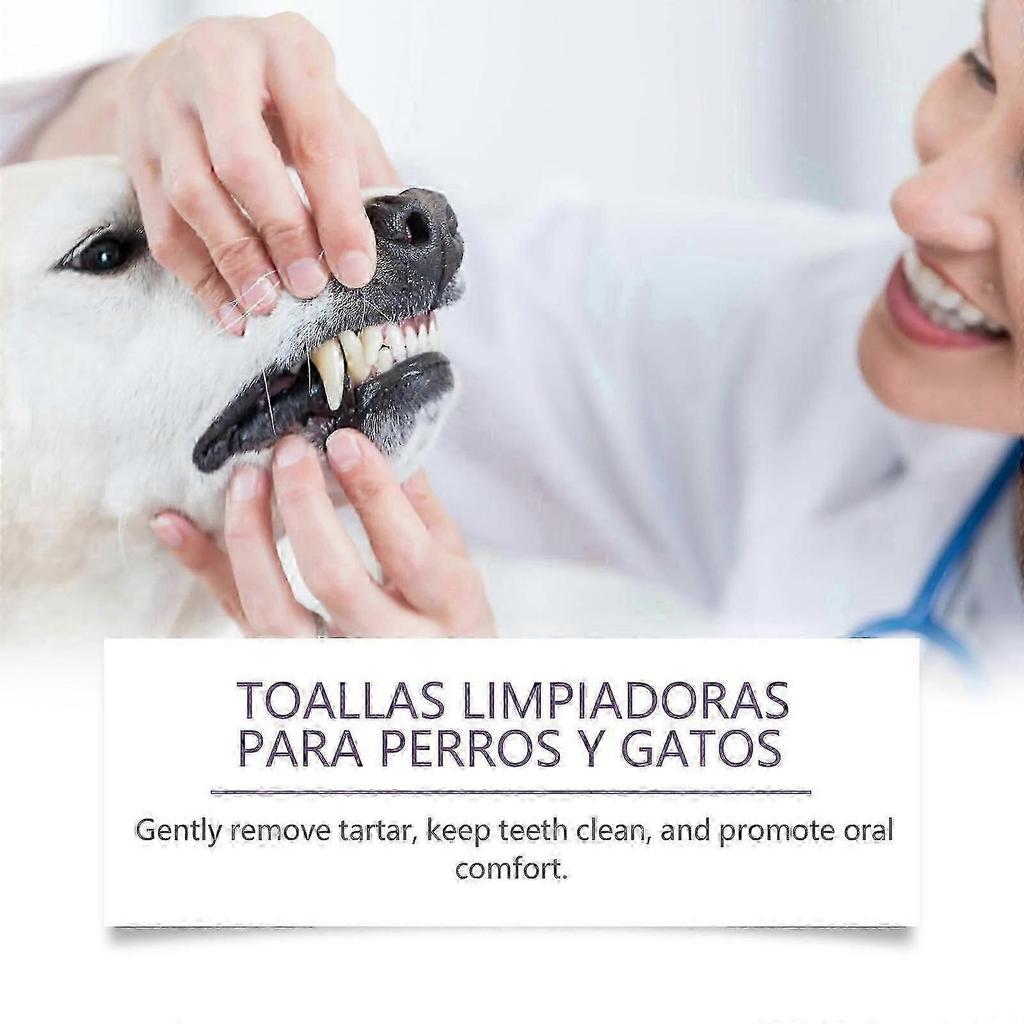 Cat And Dog Tooth Cleaning Fingerset, Remove Tartar, Clean Mouth, Moisturize And Freshen Pet Brushing Fingerset