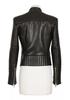 Fashionable Women's Black Leather Genuine Lambskin Motorcycle Handmade Biker Jacket