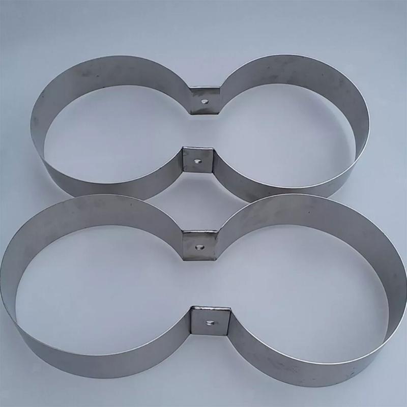 Diving Stainlee Steel Twin Tanks Mounting Band Double Cylinder Bottles Retainer Diving Tanks Band Carry Rings Easy to Use