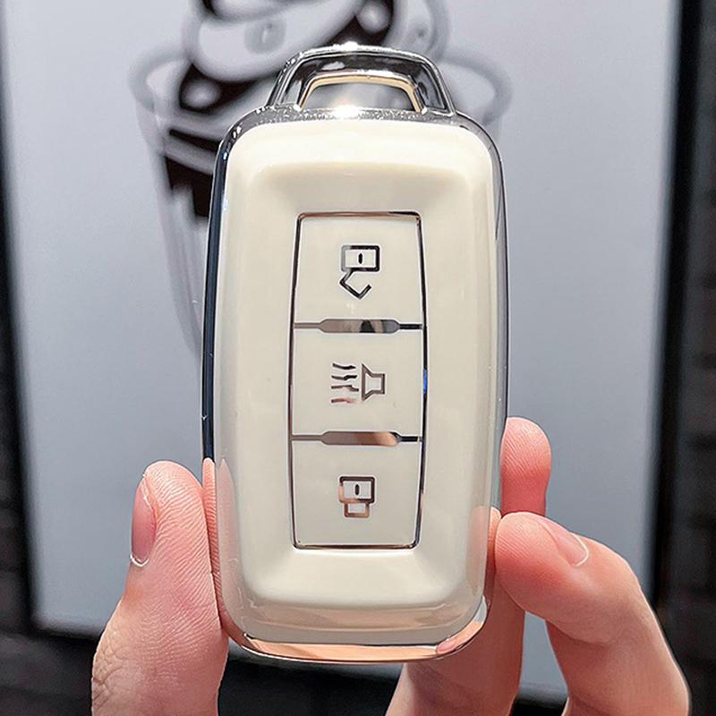 For Chery Jetour X70 X70M X70S X90 X95 Plus 2020 2021 2022 TPU Car Remote Key Case Cover Shell Fob Holder Accessories