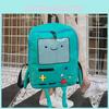 Zaino Carino Cartoon Adventure Time Per Ragazze Stile Giapponese Divertente E Unico Materiale Tela Grande Dimensione