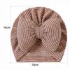 Style Baby Striped Big Bow Headband Hat Baby Products New Indian Hat, Baby Hat