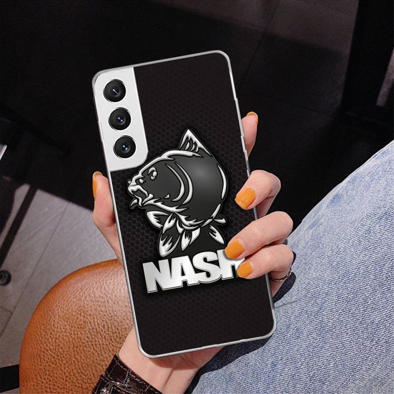 Nash Fishing Art Phone Case For Samsung Galaxy S24 S25 Edge S26 Ultra S23 S22 S21 Plus S20 FE + Personalized Print Cover Galaxy