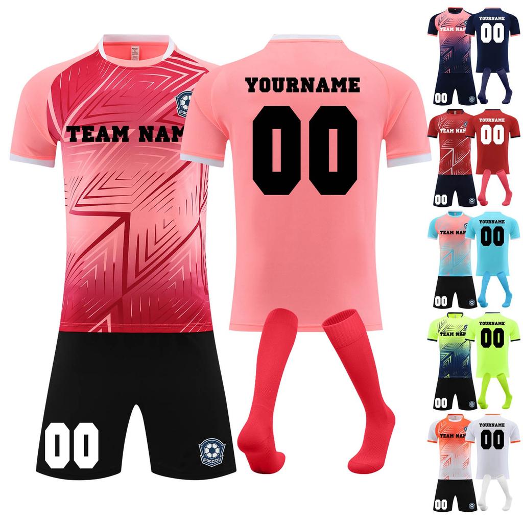 Football Jerseys Shorts Socks Set New Season Shorts Socks Adult Sizes Outfits