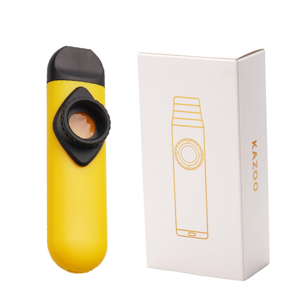Kleines und leichtes Kazoo Plastik-Kazoo-Spielzeug mit Geschenk Ideal für und Grundschüler Instrument, Kasten, Kinder, Anfänger, (Schwarz)