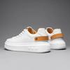 Italian Men Designer Sneakers Stylish Outdoor Vulcanized Shoes Breathable Antiskid Walking Shoes Lightweight Casual Leather Shoe