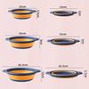 Portable Foldable Plastic Laundry Basin Travel Wash Basin Safe Durable for Bathroom Household Use