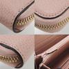 Used GUCCI Purse 449347 Interlocking Leather Pink Pink Zip Around