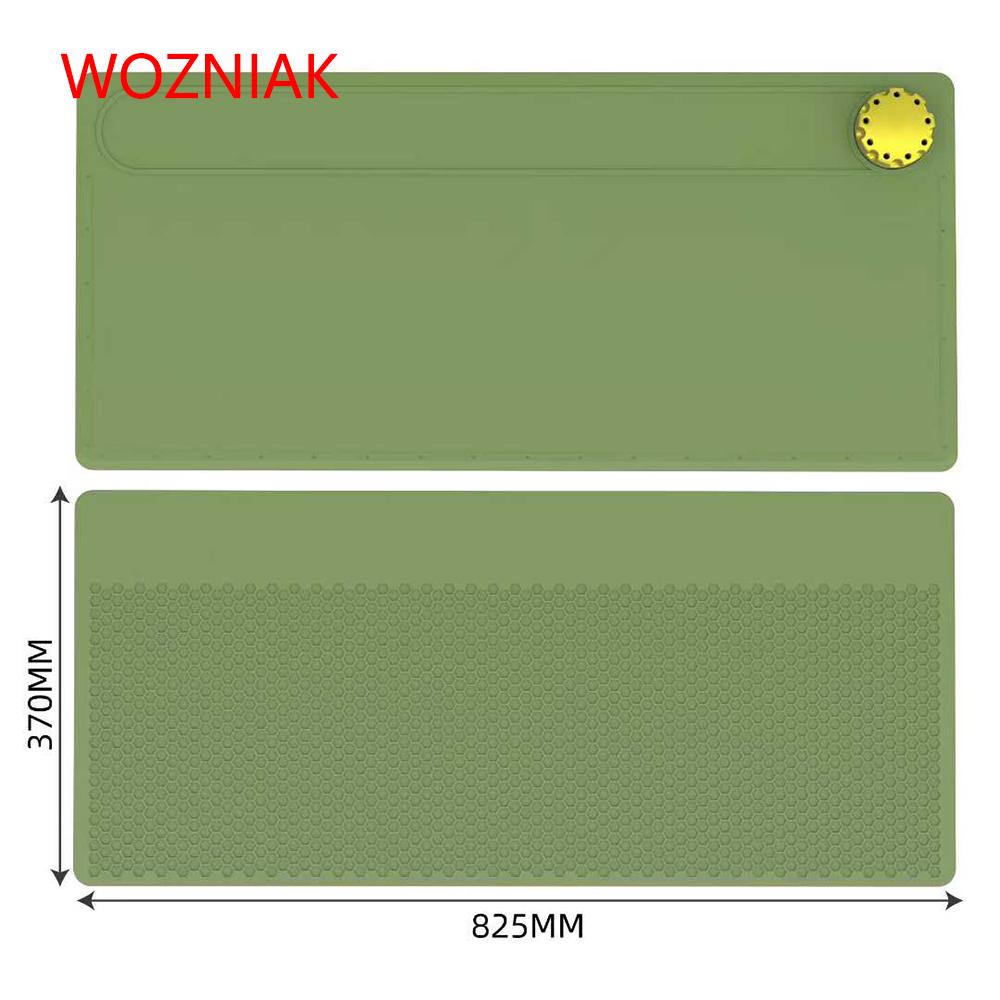 TE-729 Extended High-Temperature Resistant Silicone Rubber Repair Pad Screwdriver Storage Box Air Gun Workbench Repair Mat