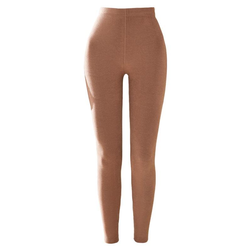 German fleece long johns women wear leggings inside the heat, winter new thickened wool pants fleece long johns suit thermal pants