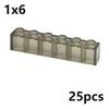 MOC Transparent Thick Building Blocks Figures 1x1 1x2 2x2 2x4 Dots Clear Brick Compatible Brand Educational Creative Toy for Kid