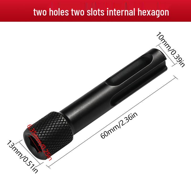 Аксессуар QST Imperial Черненый Шестигранный Ключ с Накаткой SDS Hammer Drill Adapter Shank