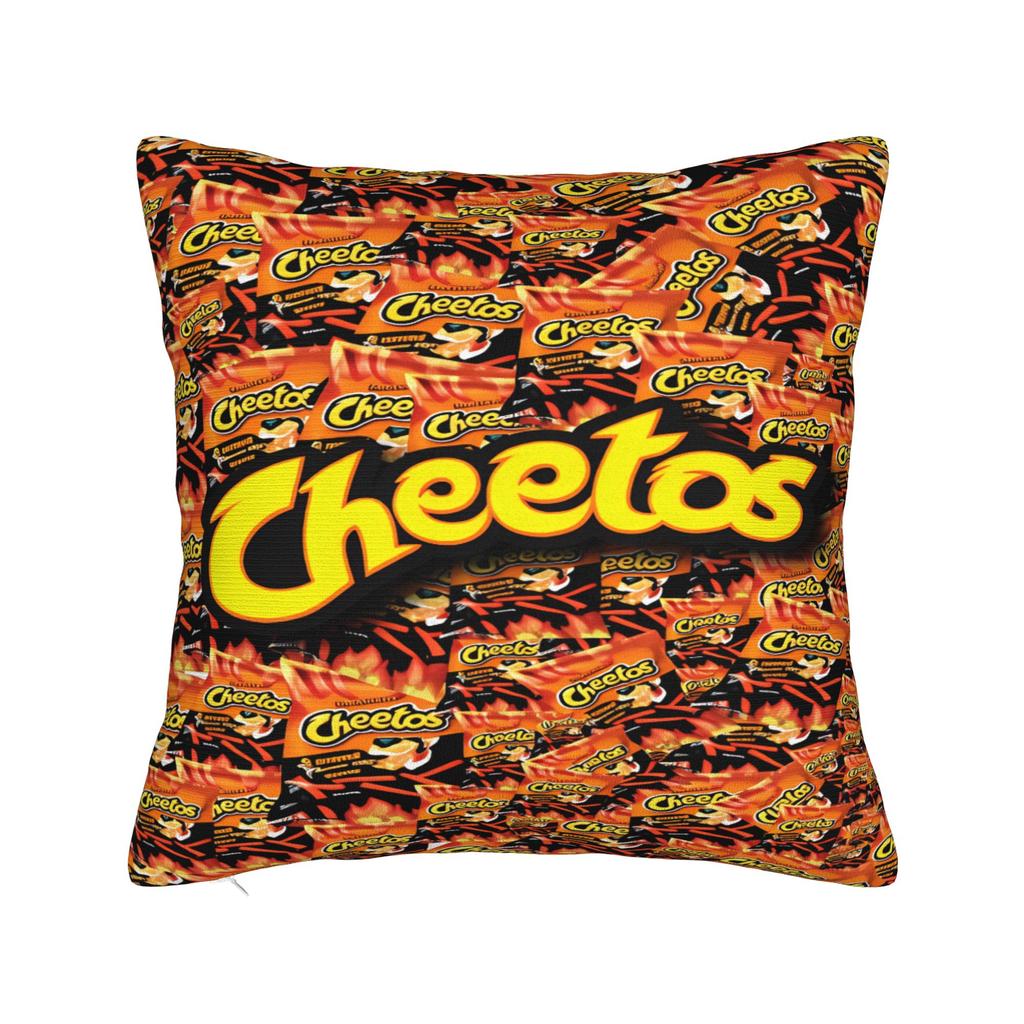 Cheetos Hot Snack Cartoon Chester Pillowcases Retro Trendy Pillow Case For Sofa Home Decoration Soft Pillow Cover