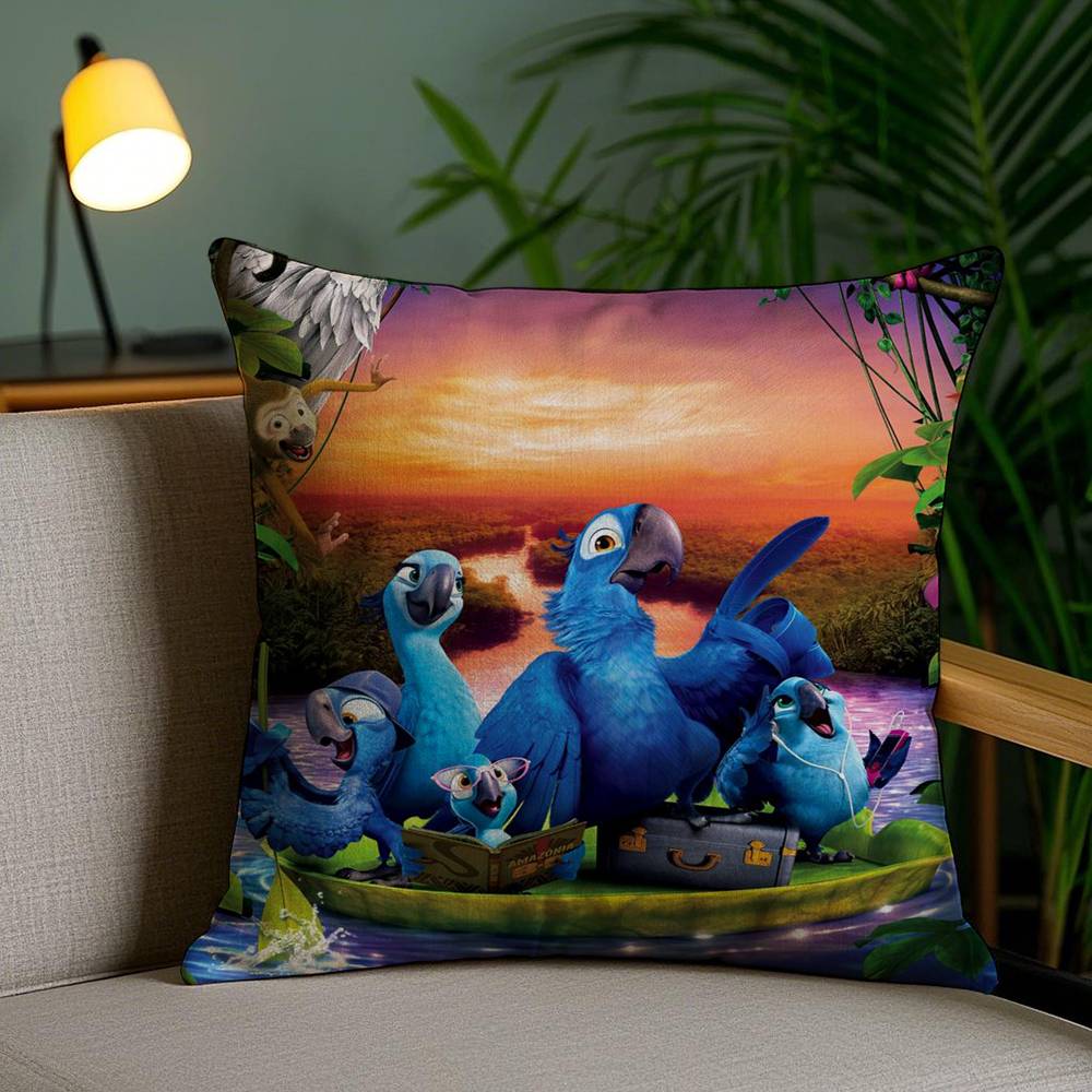 R-Rio A-Adventure Pillow Case Anti-dustmite Invisible zipper Sofa Bed
