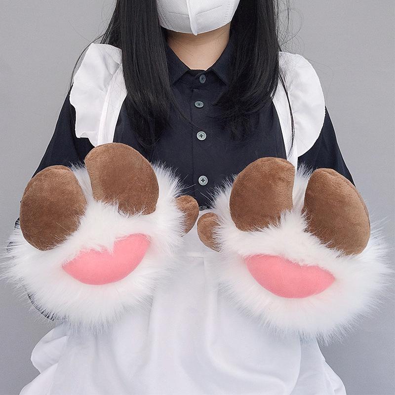 Plush Deer Antler Headband with Animal Ears - Cute Christmas Cosplay Hair Accessory for Women