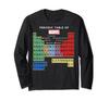 Marvel Ultimate Periodická tabulka Tričko s dlouhým rukávem