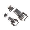 Silver Stainless Steel 304 Toolbox Locking Latch Hasps Metal Toggle Catch Clasp Box Loaded Hinges Furniture Hardware Accessories