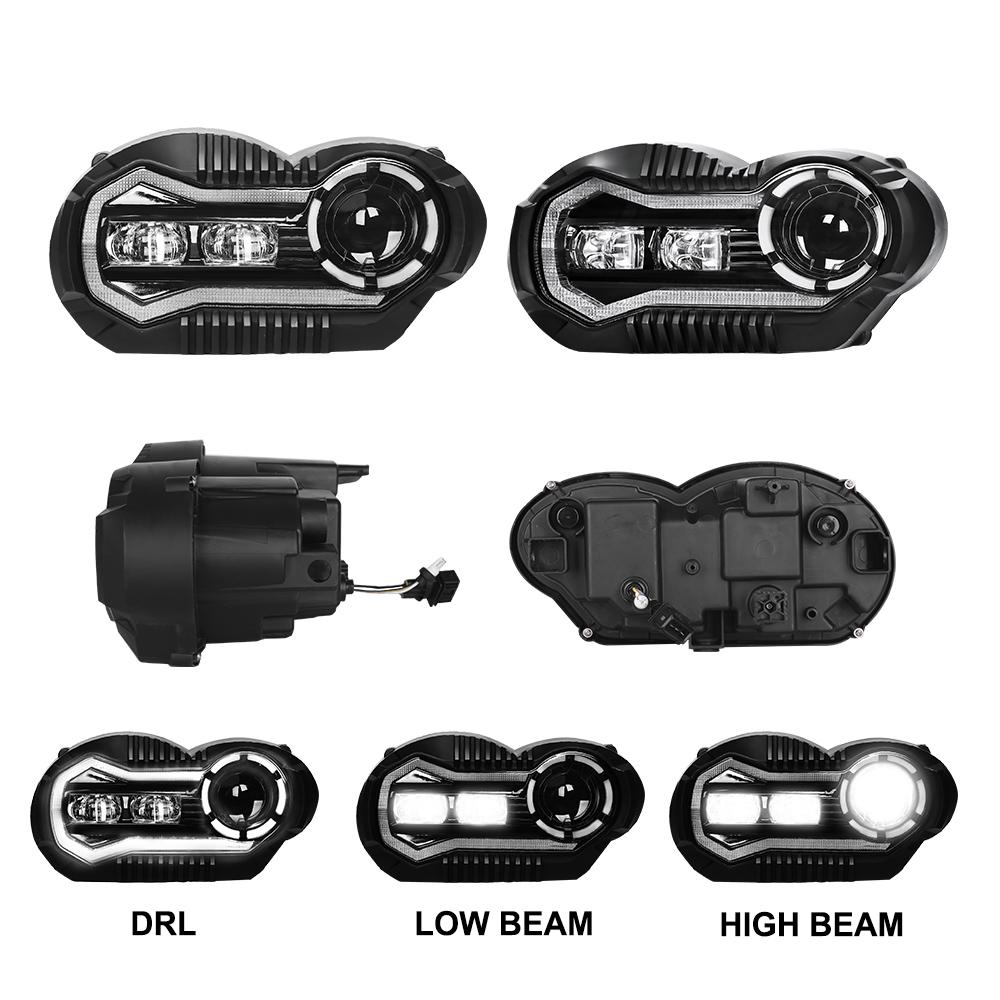 LED Headlight Angel Eye E24 MARK for BMW R 1200GS ADV Adventure R1200 GS Motorcycle DRL Lights Upgrade Headlamp R 1200GS ADV