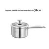 Zhishi 18cm 304 Stainless Steel Milk Pot
