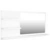 VidaXL Bathroom Mirror White 90x10.5x45 Cm Particleboard